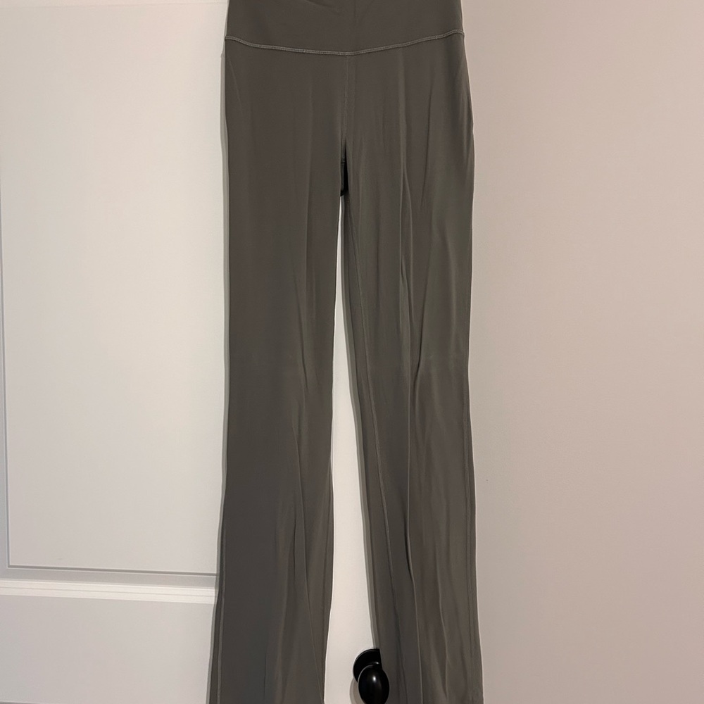 Lululemon Green Flare Leggings